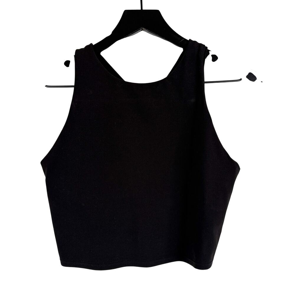 Athleta Conscious Crop Tank Top Black - M